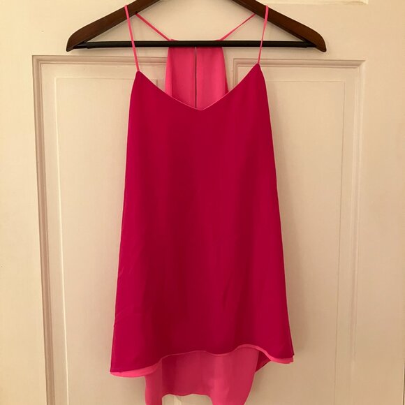 Pink Reversible Racerback Tank - Size XS - Picture 3 of 4